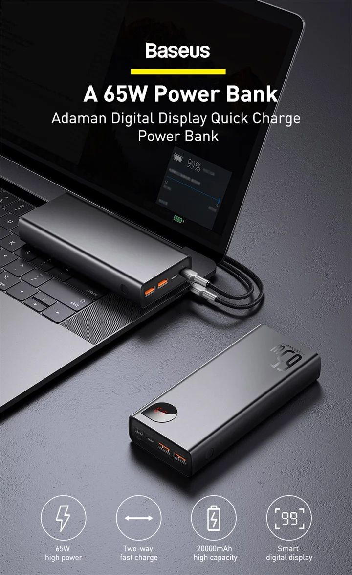 Baseus Power Bank 24000mAh-65W